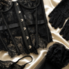 Elodie Siyah Korse Set