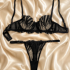 Zebra Desen Bralet Set