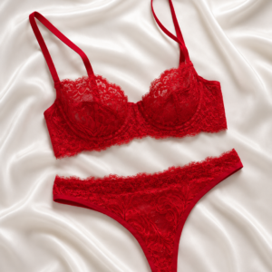 collete kırmızı takım 1 Collete Kırmızı Bralet Takım