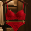 Collete Kırmızı Bralet Takım