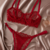 Jasmin Kırmızı Bralet Takım